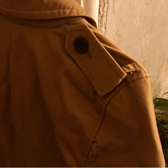 J. Crew City Trench Coat, camel, size 4 - Picture 11 of 13